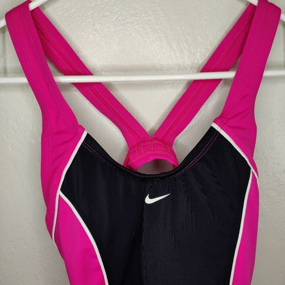 Nike Racer Back One Piece Swim Suit - Picture 3 of 8